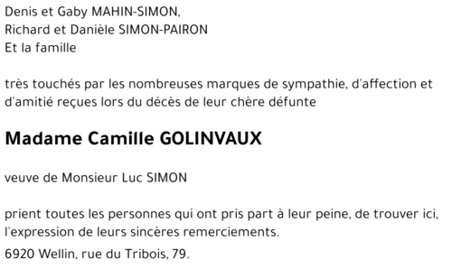 Camille GOLINVAUX