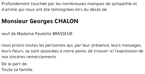 Georges CHALON 