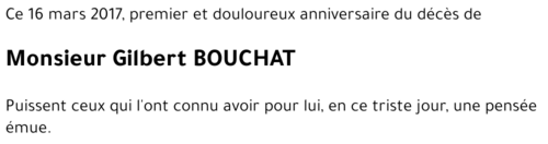 Gilbert BOUCHAT