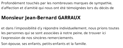 Jean-Bernard GARRAUX