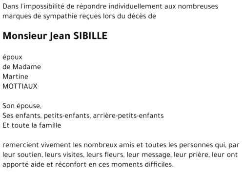 Jean SIBILLE