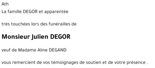 Julien DEGOR