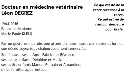 Léon DEGREZ