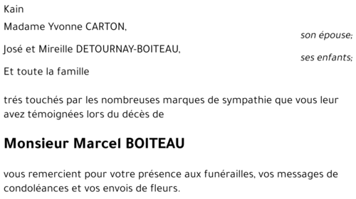 Marcel BOITEAU