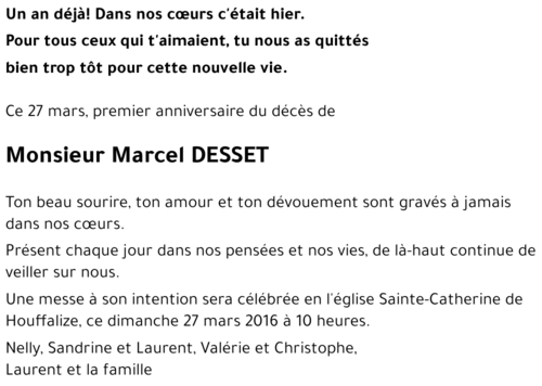 Marcel DESSET