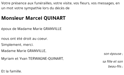 Marcel QUINART