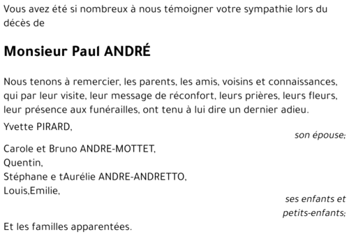 Paul ANDRÉ