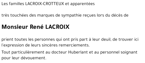 René LACROIX