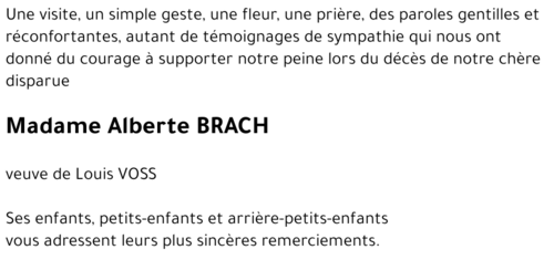 Alberte BRACH