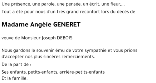 Angèle GENERET