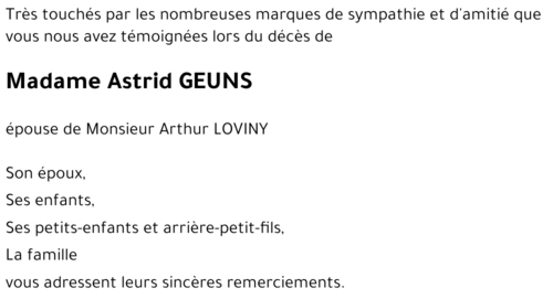 Astrid GEUNS