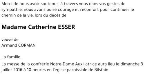 Catherine ESSER