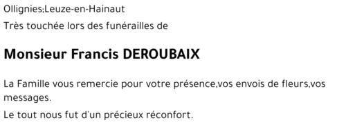 Francis Deroubaix