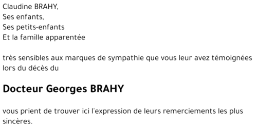 Georges BRAHY