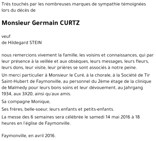 Germain CURTZ