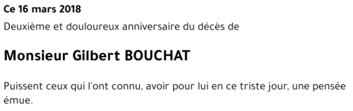 Gilbert BOUCHAT