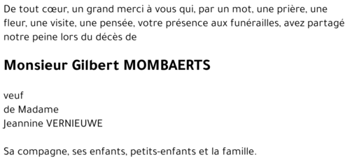 Gilles MOMBAERTS