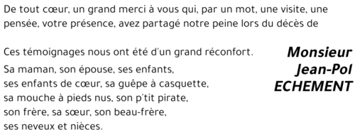 Jean-Pol ECHEMENT