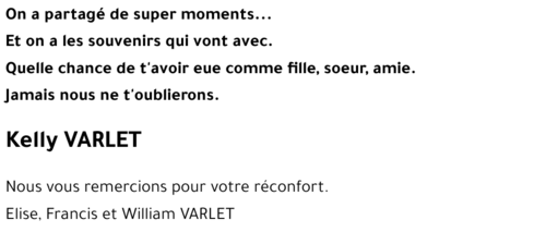 Kelly VARLET