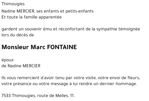 Marc FONTAINE