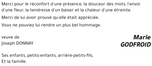 Marie GODFROID