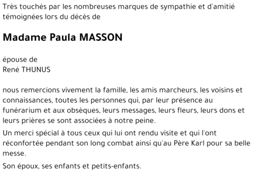 Paula MASSON