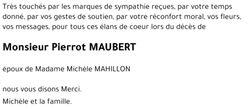 Pierrot MAUBERT