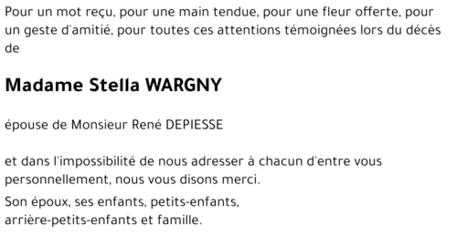 Stella WARGNY 