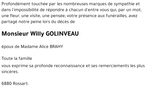 Willy GOLINVEAU
