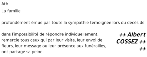 Albert COSSEZ