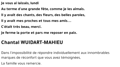 Chantal Wuidart-Mahieu