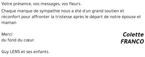 Colette FRANCO