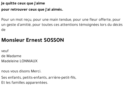 Ernest SOSSON 