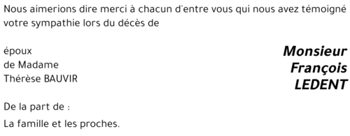 François LEDENT