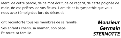 Germain STERNOTTE