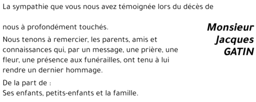 Jacques GATIN