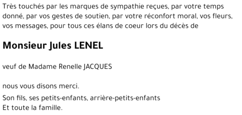 Jules LENEL