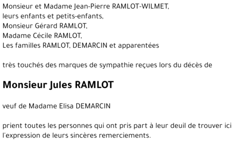 Jules RAMLOT