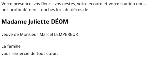 Juliette DÉOM