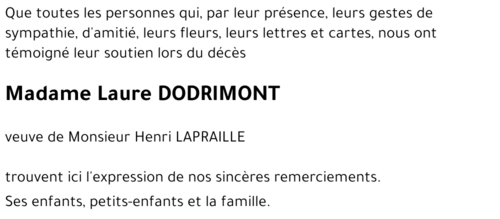 Laure DODRIMONT