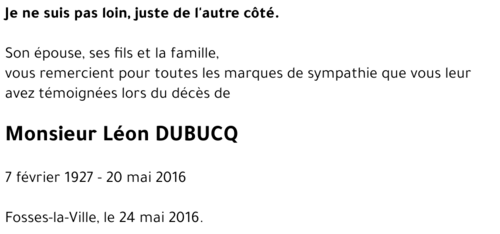 Léon DUBUCQ