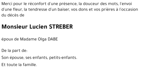 Lucien STREBER