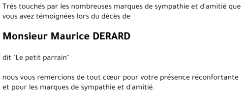 Maurice DERARD