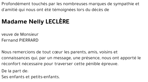 Nelly LECLERE