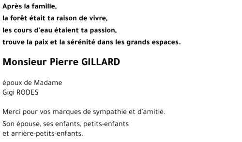 Pierre GILLARD