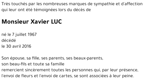 Xavier LUC