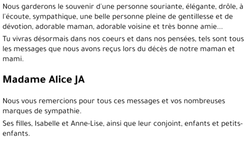 Alice JA