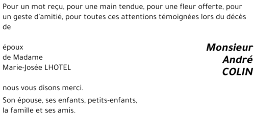 André COLIN 