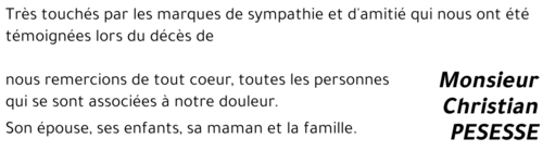 Christian PESESSE