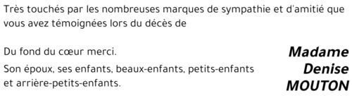 Denise MOUTON